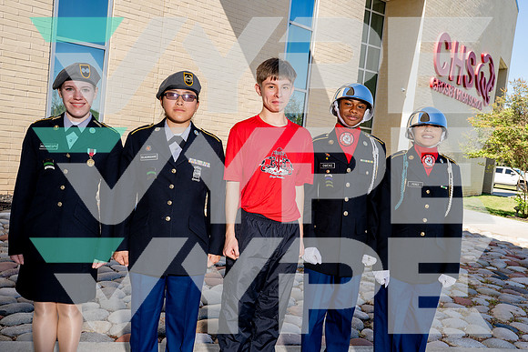 CROSBY_JROTC_Braeley Blasingame, Darren Owens, Isaiah Bell, Josephine McAnespy, Madelyn Perez-(BCC)-2