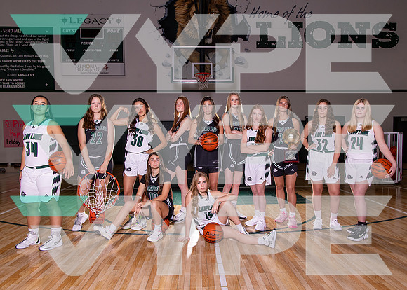 LEGACY_PREP_GBB_10 Ava Brieger, 14 Julianne CArr, 15 Haylie Carr, 20 Ginger Freeman, 22 Kendall Sampson, 23 Brooklyn Clark, 24 Bella Kerr, 30, 32, 33 Charlotte Freeman, 34 Cadence Moorman, 50 Molly St