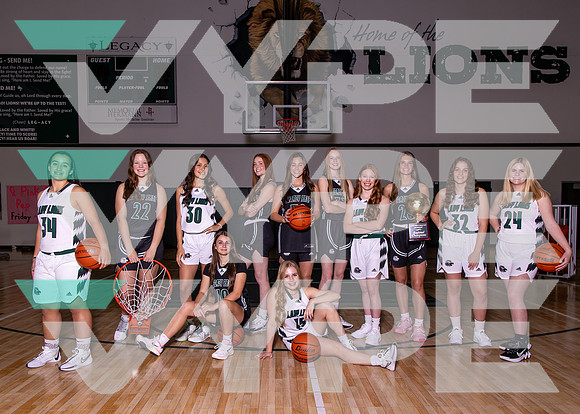 LEGACY_PREP_GBB_10 Ava Brieger, 14 Julianne CArr, 15 Haylie Carr, 20 Ginger Freeman, 22 Kendall Sampson, 23 Brooklyn Clark, 24 Bella Kerr, 30, 32, 33 Charlotte Freeman, 34 Cadence Moorman, 50 Molly St