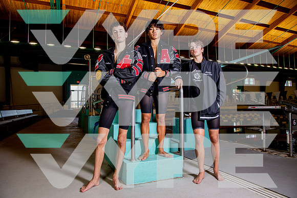 AUSTIN_SWIM_Lloyd Gomez, Nicholas Verdehem, Reid Thompson-(BROWN)