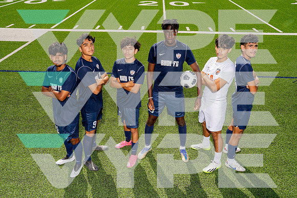 BUSH_SOC_9 Giuliano Zannone, 10 Christopher Cruz, 17 Irvin Pineda, 19 Great Nwosu, 20 Kevin Hernandez, 22 Victor Crespo-(BCC)