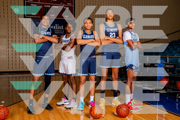 CLEMENTS_BB_0 Divine Ogochukwu, 3 Keshav Vijaykumar, 4 Abdul Aziz Olajuwon, 5 Bryce Matthews, 23 Joshua Clark-(WRIGHT)