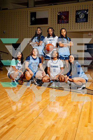 CLEMENTS_GBB_1 Chloe Pham, 3 Chelsea Ugochukwu, 11 Jade Scott, 12 Darcy Mills, 25 Adriana Jaime Lara, 32 Karen Saji, 34 Olufunmike Aldridge-(BCC)