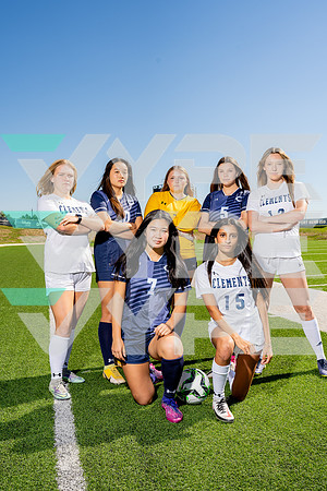 CLEMENTS_GSOC_5 Macy Houston, 7 Chloe Le, 10 Faith Fong, 12 Mason Mueller, 15 Jayna Patel, 17 Medeline Vance, 24 Courtney Glore-(BCC)