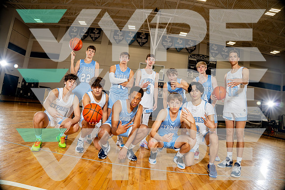 CYPRESS_CHRISTIAN_BB_TEAM_1 Kolton Kurek, 2 Daniel Pua, 4 Keaton Barbisch, 15 Maxwell Duphorne, 22 Kaleb Fisher-(BCC)