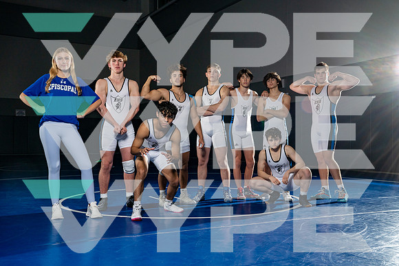 EPISCOPAL_WRESTLE_Ben (Brick) Sanders, Caroline Lile, Jake Campbell, Jimmy Guzman, Lane Robinson, Rob Britton, Thalia Vogelsang, Zach Berlin-(BCC)-2