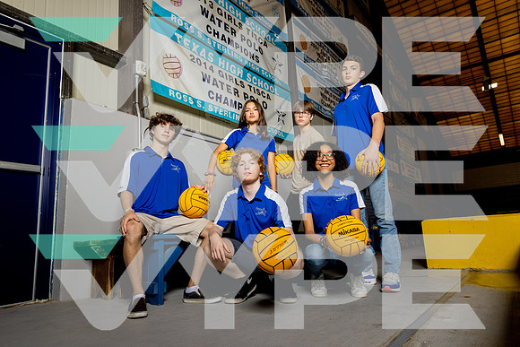STERLING_WATER_POLO_Aaron Avant, Cooper Moore, Kaleb Brownlee, Nautica Chapman, Sebastian Kingston, Stephanie Miranda_1122-(DELEON)