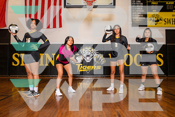 SPRING_WOODS_VB_TEAM_Adriana Castro, Brittany Bargas, Ingrid Bulux, Noelle Berry-(WRIGHT)-2
