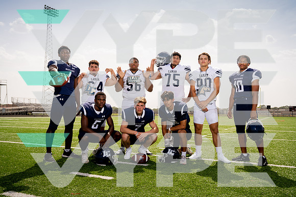 LAMAR_FB_TEAM_Edwin Quijada, Jadin Nelson, Jason McCullough, Joseph Campbell, Justin McCullough, Kaleb Martinez, NAthan Lowther, Simon Omoruyi, Tomas Martinez-(BCC)-2