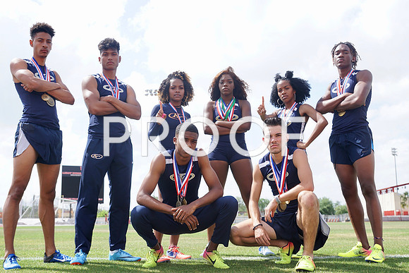 Klein Collins Group (From L to R - Marlon Hardeman, Jonathan Ventura, Kattiana Ealy-Pulido, Xavier Wolf, Zion Raven, Joseph Cordova, Ariana Ealy-Pulido and AJ Bennett