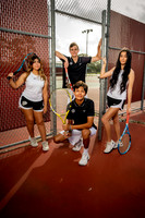 RANDLE_TENNIS_TEAM_Alexis Cruz, Aneesa Jaramillo, Avery Hipp, Nikki Lorance-(HARTOJO)