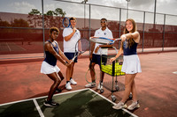 LAMAR_TENNIS_TEAM_Bryce Boyd, Holly Lock, Idara Akpaffiong, Trace Gulley-(HARTOJO)