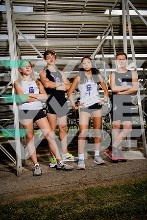 FULSHEAR_XC_TEAM_Ami Quiroz, Jude Murphy, Michell McBride, Zoe Nowak-(BCC)-2