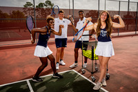 LAMAR_TENNIS_TEAM_Bryce Boyd, Holly Lock, Idara Akpaffiong, Trace Gulley-(HARTOJO)-2