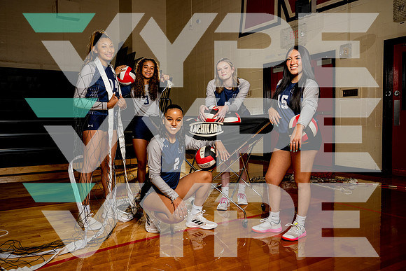 LAMAR_VB_TEAM_Brooke Morris, Kymbrali Palacios, Leah Scroggins, Ta'liya De Los Santos, Taylor Joyner-(HARTOJO)-2