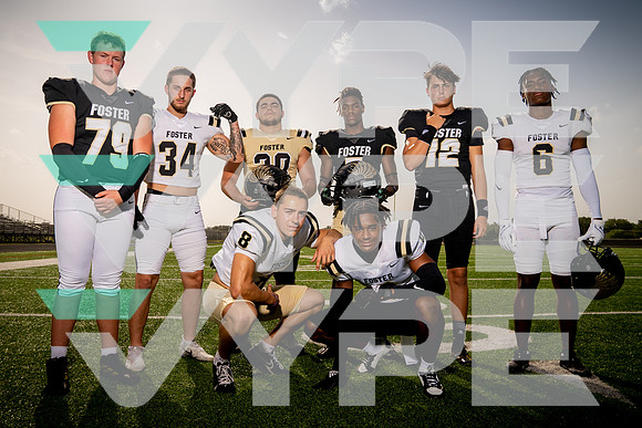 FOSTER_FB_TEAM_Ahmad Alchikhali, Ashton Ojiaku, Chase Canada, Chris Gore, JT Fayard, Kyle Kearns, Landon Godwin, Quenton Joseph-(BCC)
