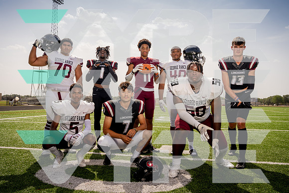 GEORGE_RANCH_FB_TEAM_DAvid Michel, Gregor Jones, Hanzlah Rana, Jackson Muckelroy, Jacques Franklin II, Kevin Odikpo, Matthew Whitehead, Russel FRanklin-(HARTOJO)